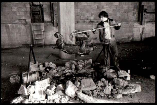 Figure 9, Pig Roast, Gordon Matta-Clark, 1971